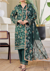 Aizal Printed Lawn 3 Piece Stitched Suit AL25PLV1 D-652